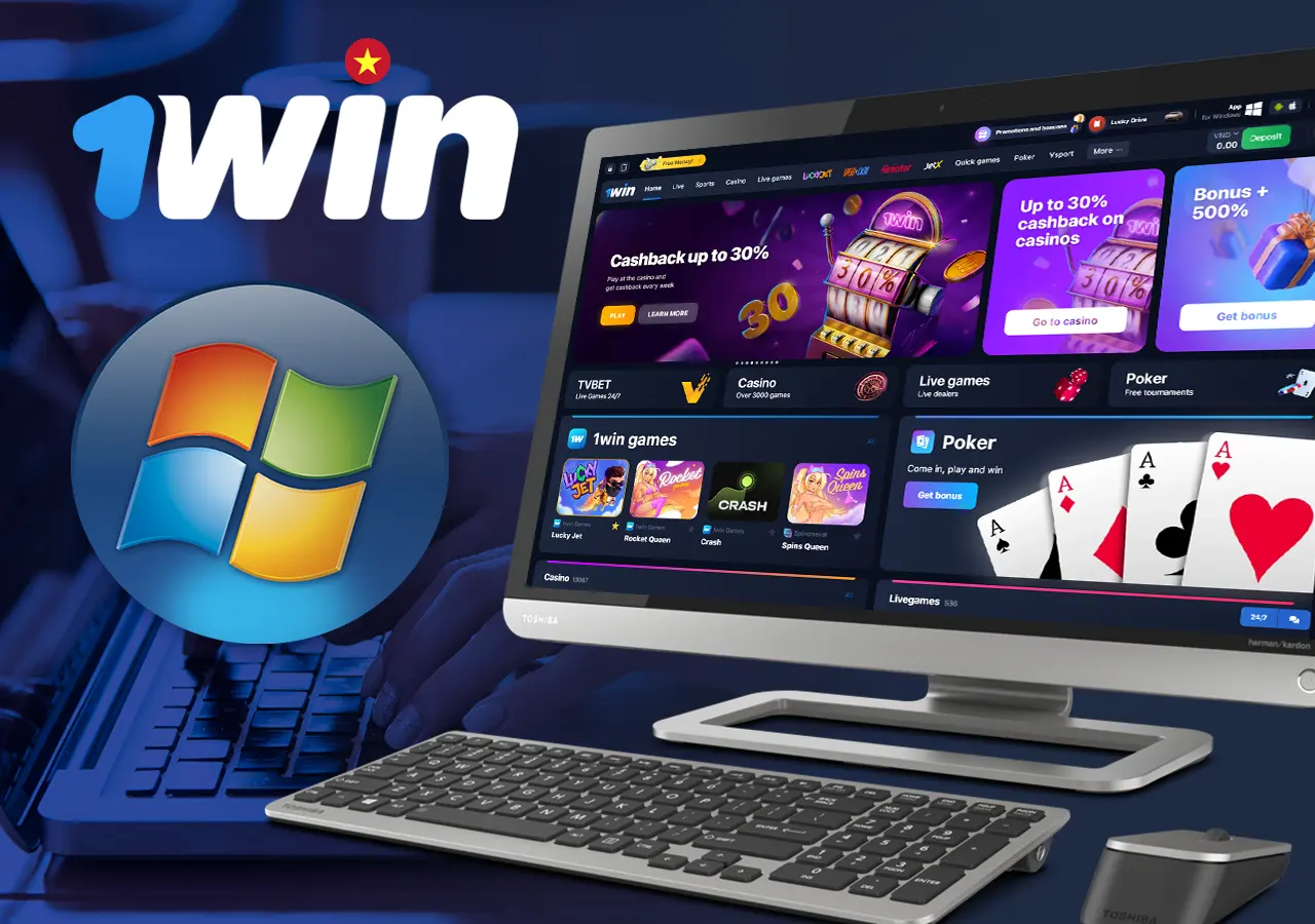 Phần mềm cá cược và sòng bạc 1Win cho PC